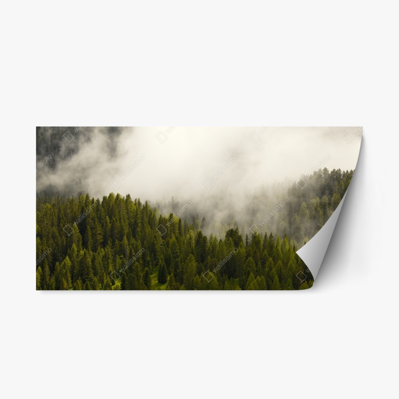 Repositionierbarer Aufkleber vintage collage mit bieretiketten – Wallnifity®