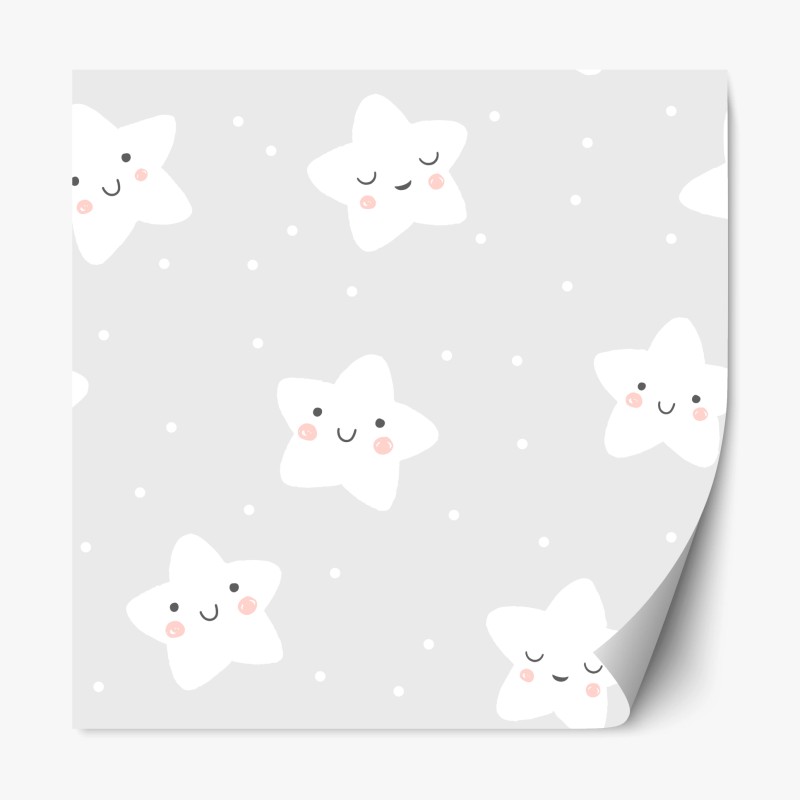 Repositionierbarer Aufkleber türkis wellenmuster für das interieur – Wallnifity®