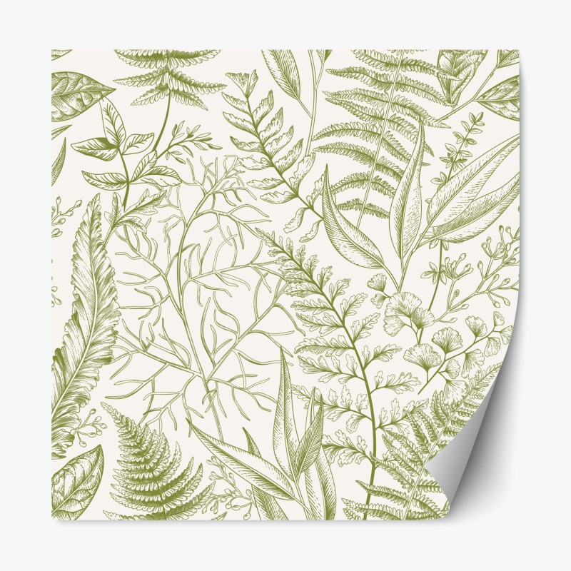 Repositionierbarer Aufkleber lebhaftes muster mit orangenscheiben – Wallnifity®