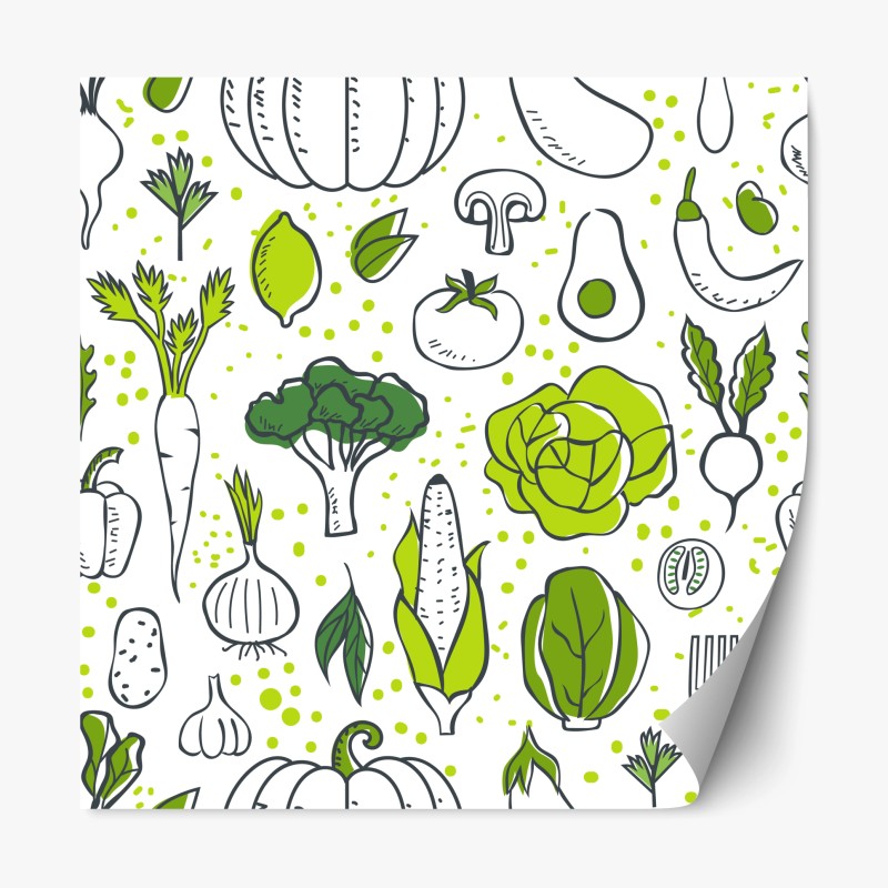 Repositionierbarer Aufkleber bier und hopfen nahtloses muster – Wallnifity®