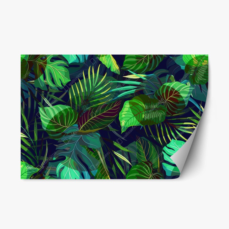 Repositionierbarer Aufkleber japanisches blaues seigaiha-wellenmuster – Wallnifity®