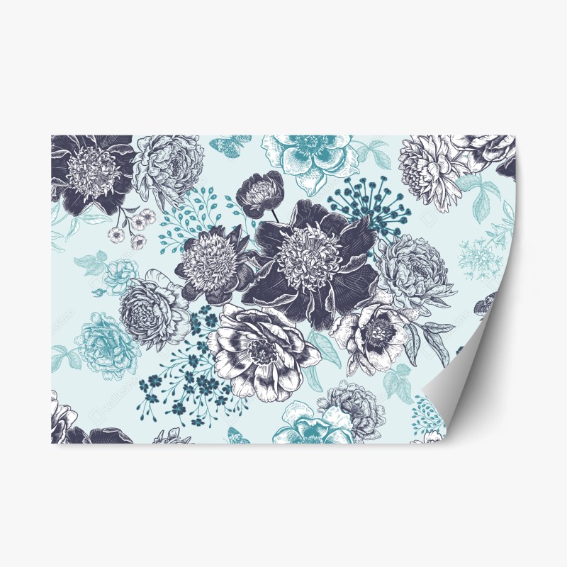 Repositionierbarer Aufkleber vintage collage mit bieretiketten – Wallnifity®