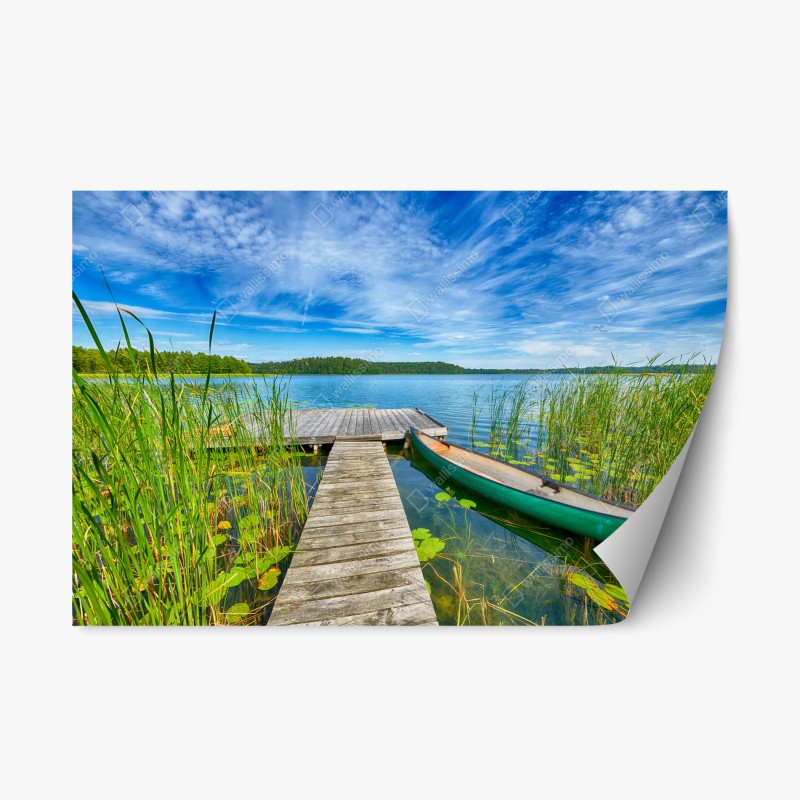 Repositionierbarer Aufkleber gewelltes architekturmotiv in graustufen – Wallnifity®