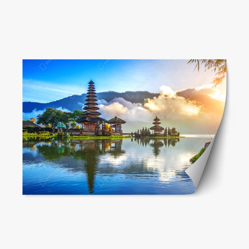 Repositionierbarer Aufkleber niedliches gestreiftes fuchsmuster – Wallnifity®