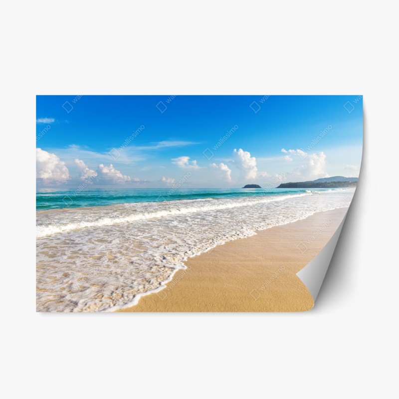 Repositionierbarer Aufkleber weiche blaue sterne für das kinderzimmer – Wallnifity®