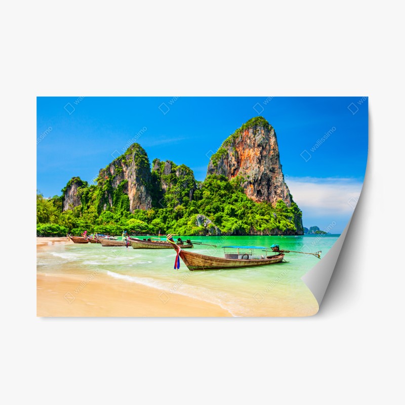 Repositionierbarer Aufkleber panorama Teide auf Teneriffa – Wallnifity®