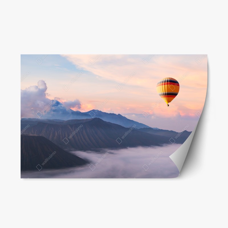 Repositionierbarer Aufkleber elegantes pfauen- und blumenmuster – Wallnifity®