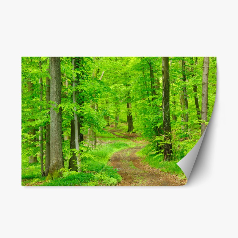 Repositionierbarer Aufkleber tropisches muster mit rosa flamingo und rosen – Wallnifity®