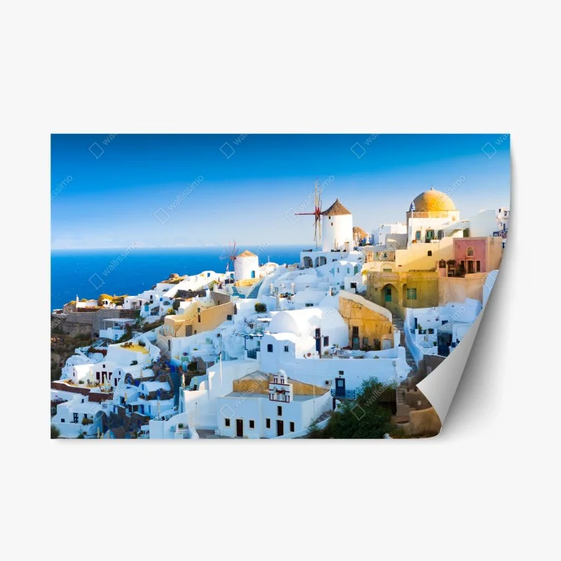 Repositionierbarer Aufkleber üppiges grünes farnlaub – Wallnifity®