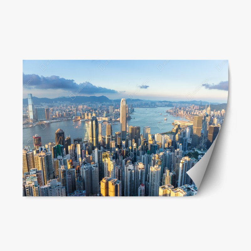 Repositionierbarer Aufkleber niedliches gestreiftes fuchsmuster – Wallnifity®