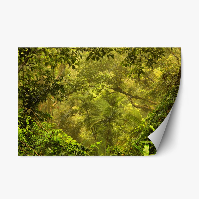 Repositionierbarer Aufkleber bunte mediterrane gasse – Wallnifity®