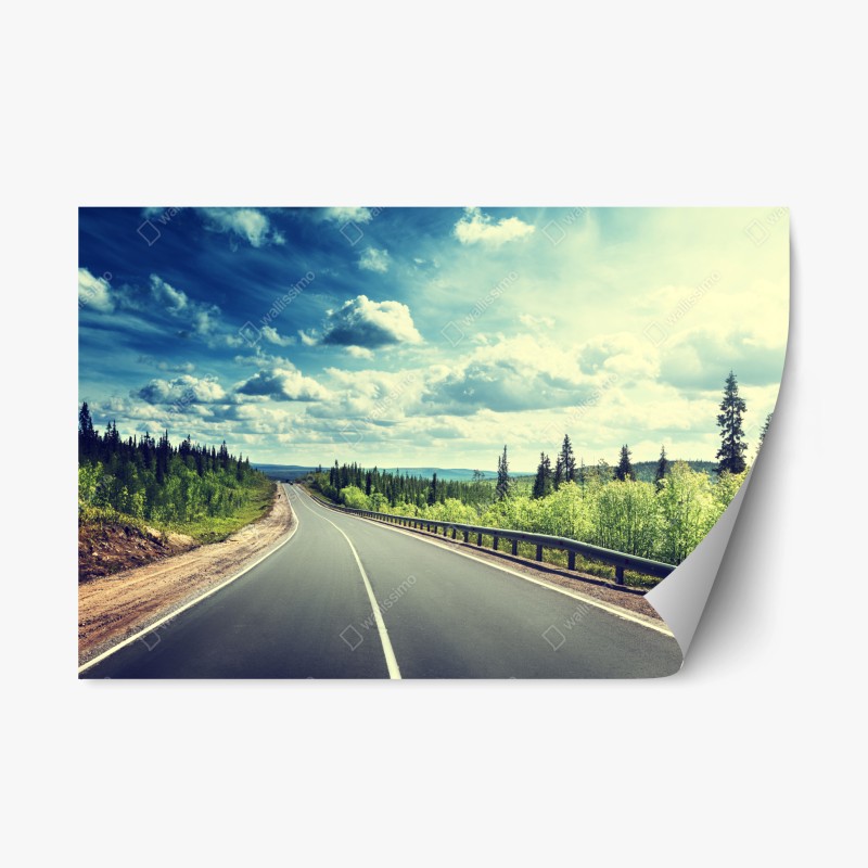 Repositionierbarer Aufkleber tropisches hibiskusmuster – Wallnifity®