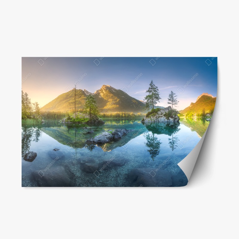 Repositionierbarer Aufkleber panorama Teide auf Teneriffa – Wallnifity®