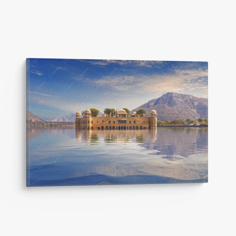 Leinwandbild Jal Mahal am ruhigen See