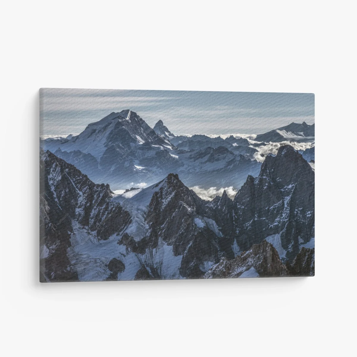Leinwandbild majestätisches alpen bergpanorama – Wallnifity® Leinwandbild majestätisches alpen bergpanorama – Wallnifity®
