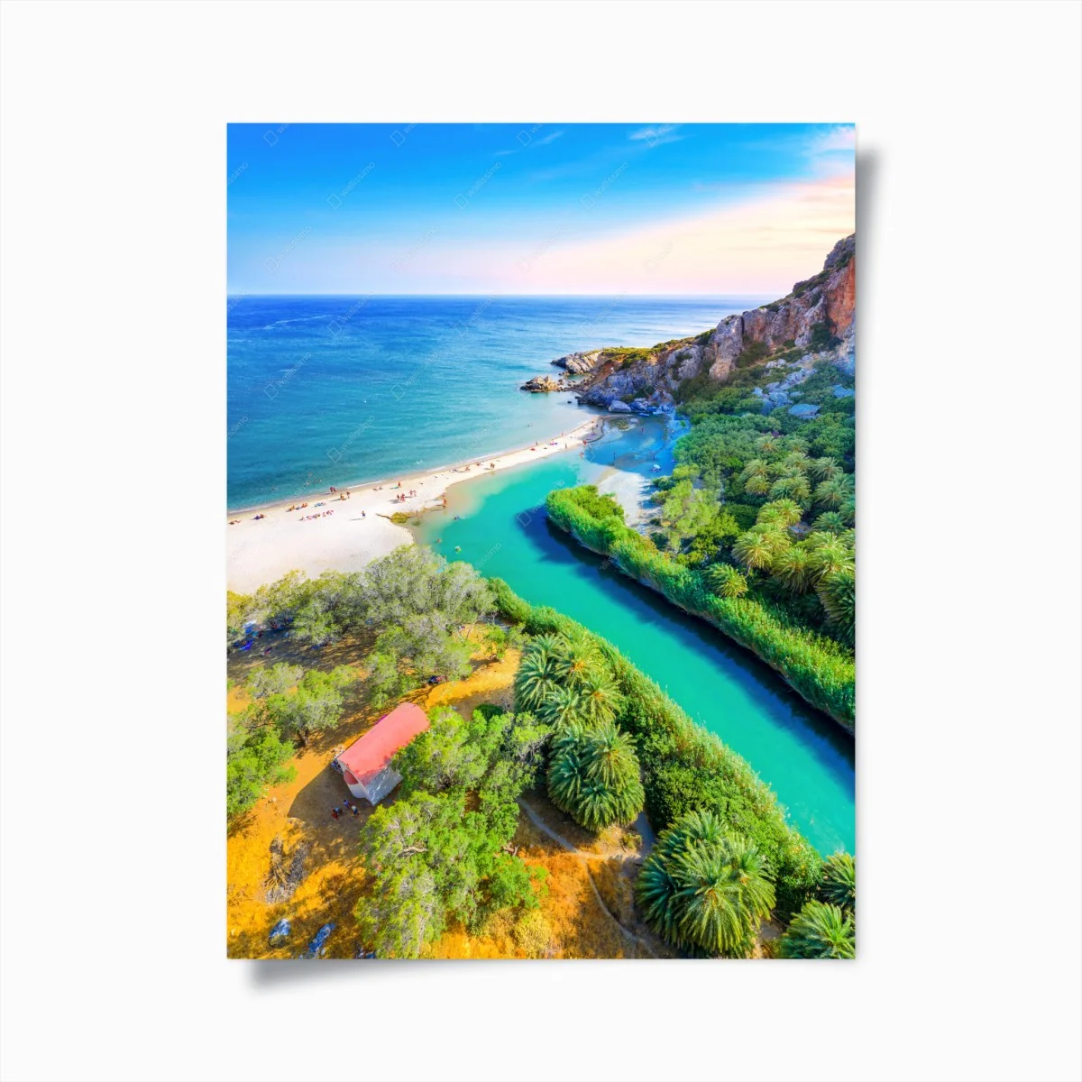 Poster türkise lagune am strand – Wallnifity® Poster türkise lagune am strand – Wallnifity®