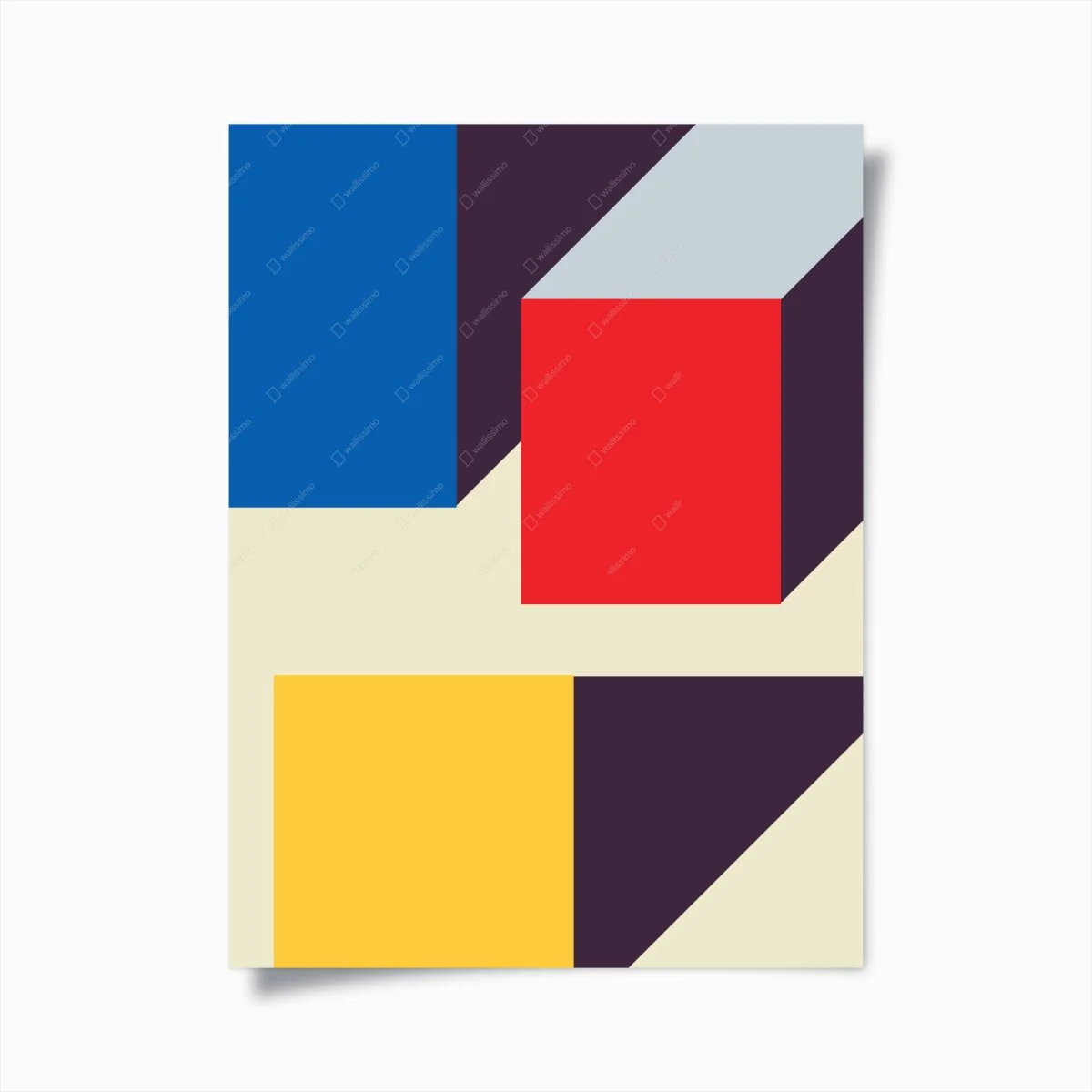 Poster geometrischer perspektivischer würfel – Wallnifity® Poster geometrischer perspektivischer würfel – Wallnifity®