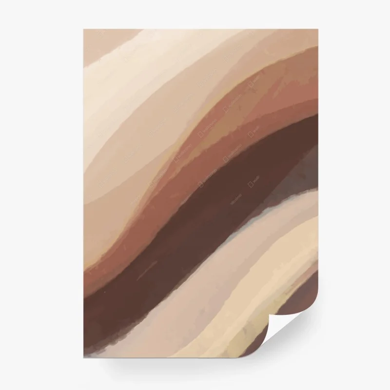 Fototapete beige abstrakte wellen