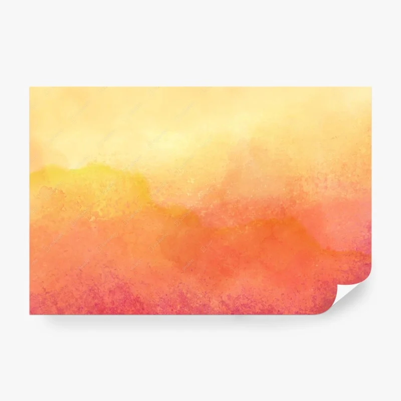 Fototapete warme aquarell-abstraktion