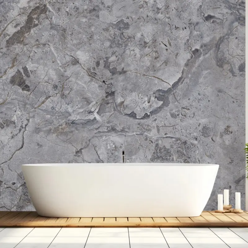 Fototapete graue marmorstruktur für interieur