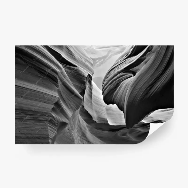 Fototapete monochrome schluchttexturen