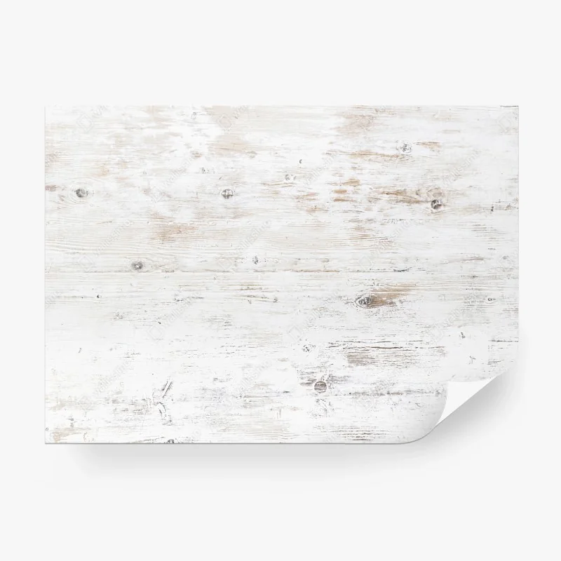 Fototapete weißgewaschene holzdielen textur