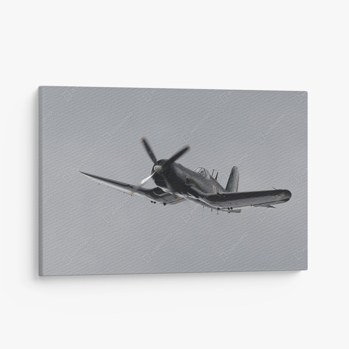 Leinwandbild historischer jäger im flug – Wallnifity®