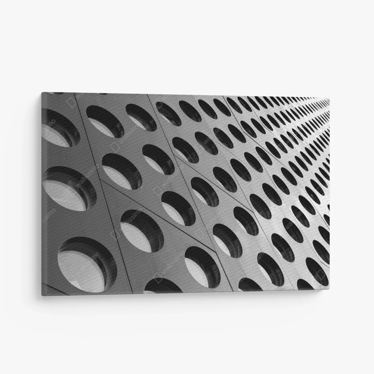 Leinwandbild geometrische perforierte fassade – Wallnifity® Leinwandbild geometrische perforierte fassade – Wallnifity®