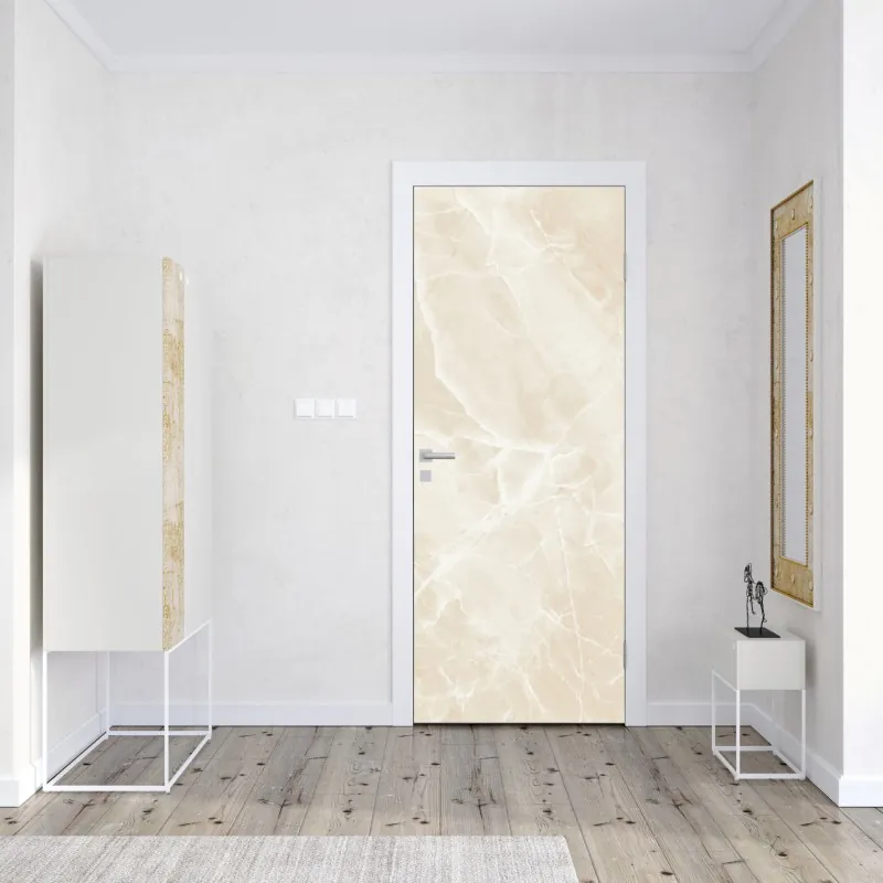 Türaufkleber türkis geometrisches rautenmuster – Wallnifity®