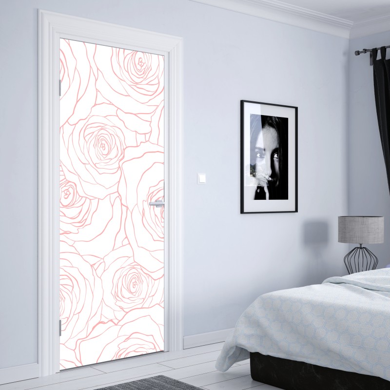 Türaufkleber lebhafte türkis und limetten aquarellspritzer – Wallnifity®