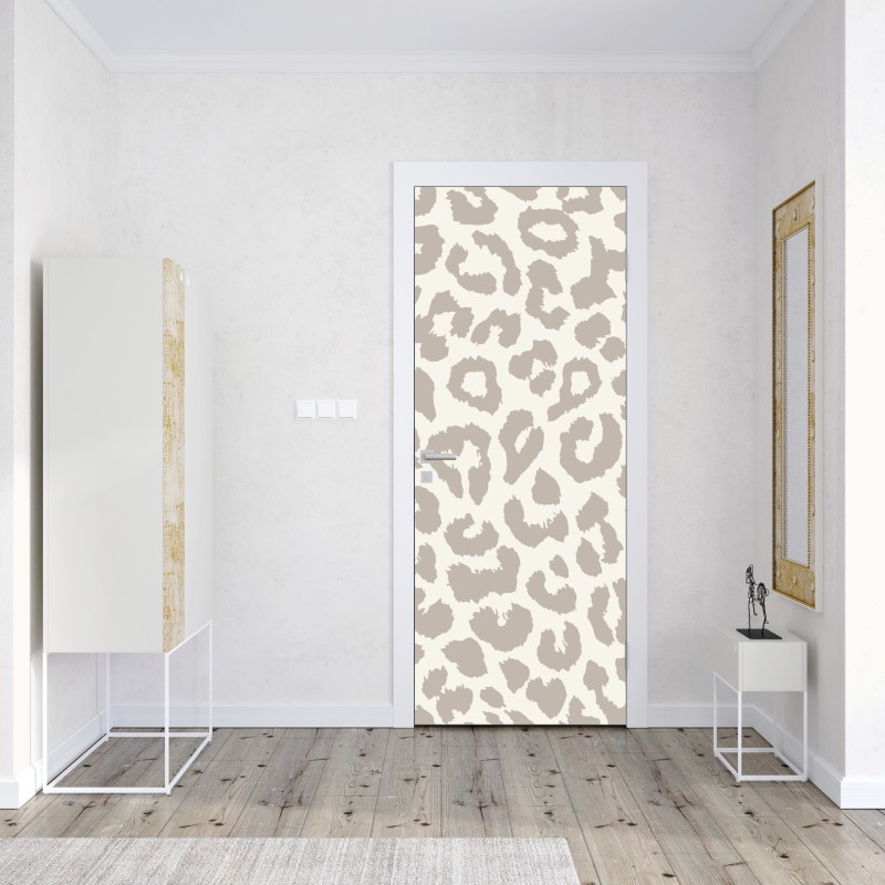 Türaufkleber goldenes wellenmuster wanddeko – Wallnifity®