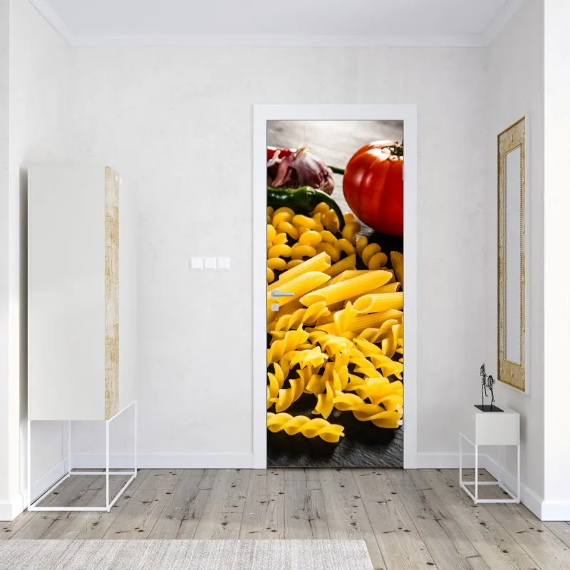 Türaufkleber luxuriöse abstrakte alkoholtinten-kunst mit goldenen adern – Wallnifity®