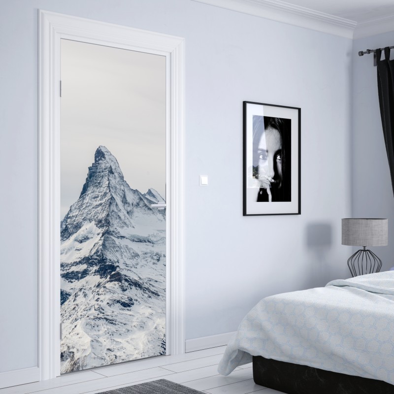 Türaufkleber leuchtende gelbe sonnenblumen in nahaufnahme – Wallnifity®