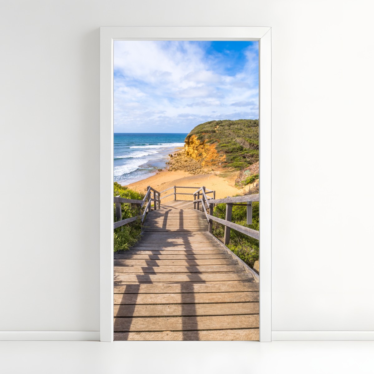 Türaufkleber weg zum Bells Beach küstenpanorama – Wallnifity®