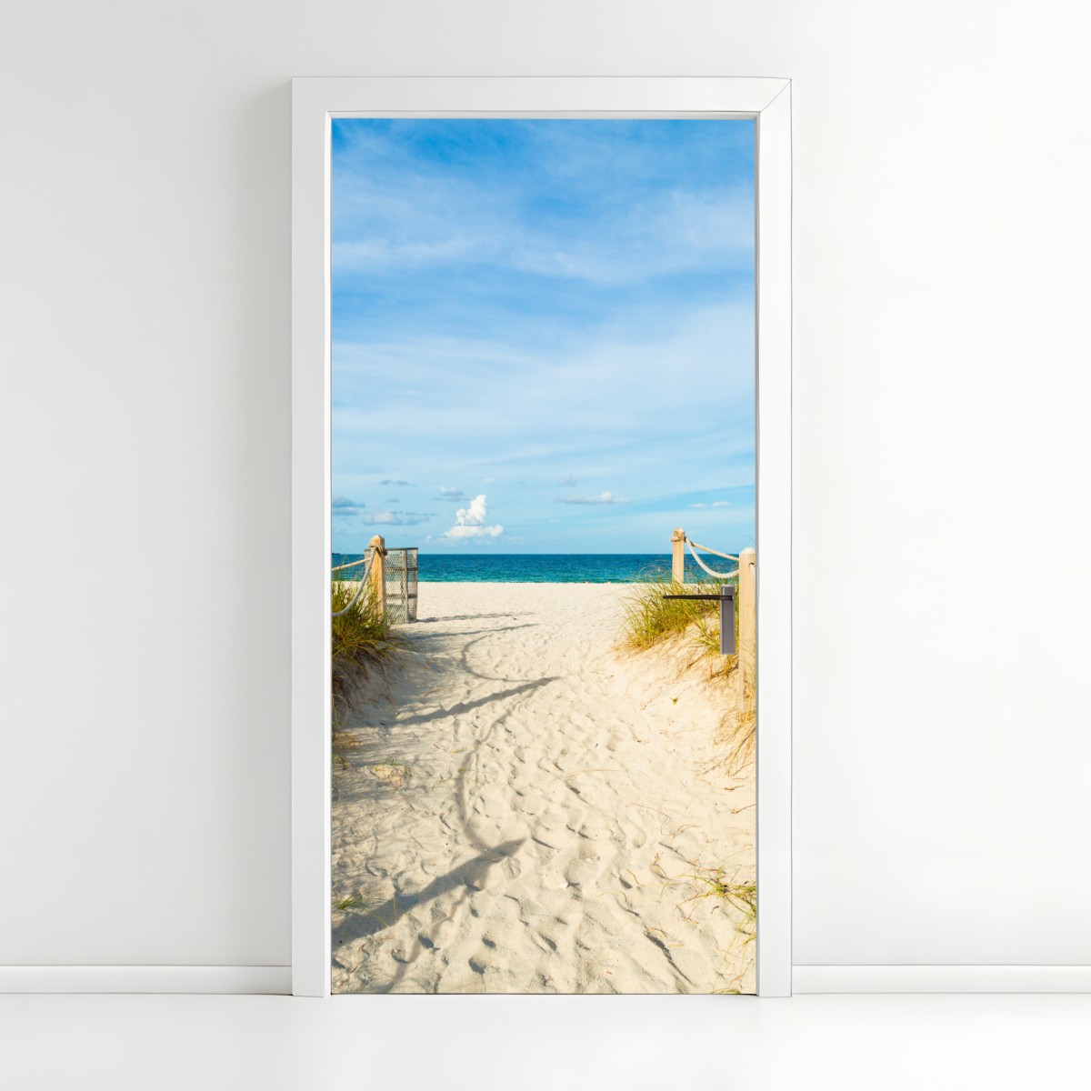 Türaufkleber weg zum strand in Miami – Wallnifity®