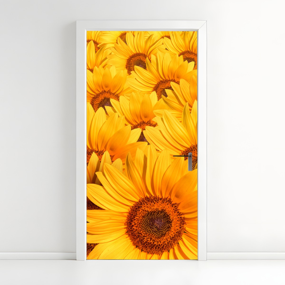 Türaufkleber goldenes sonnenblumenfeld – Wallnifity®