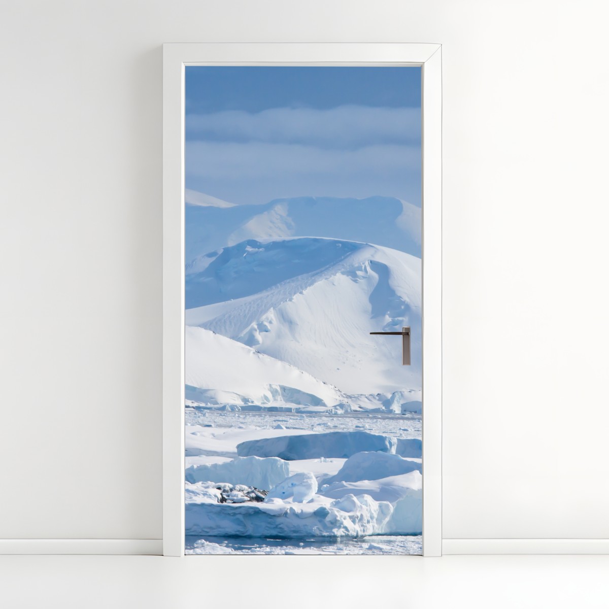 Türaufkleber verschneite berglandschaft – Wallnifity®
