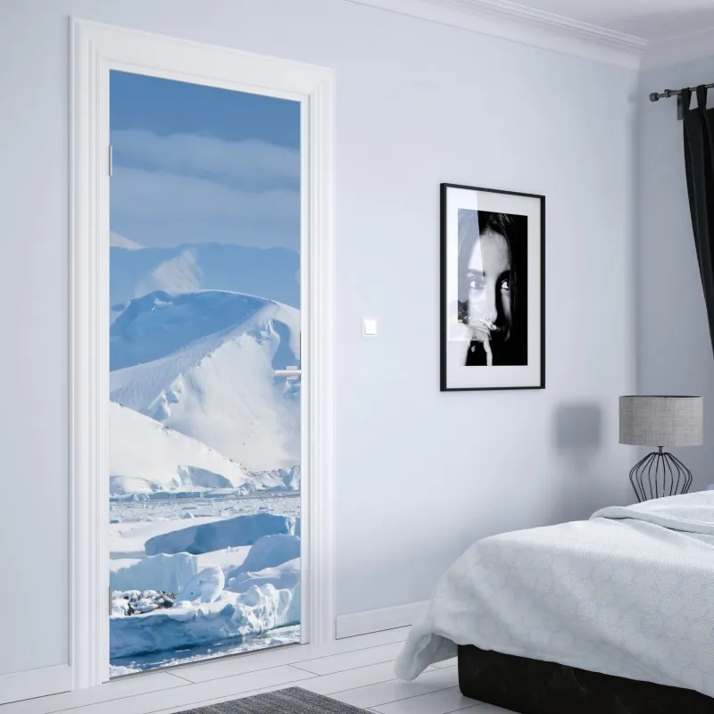 Türaufkleber skandinavische geometrische komposition – Wallnifity®