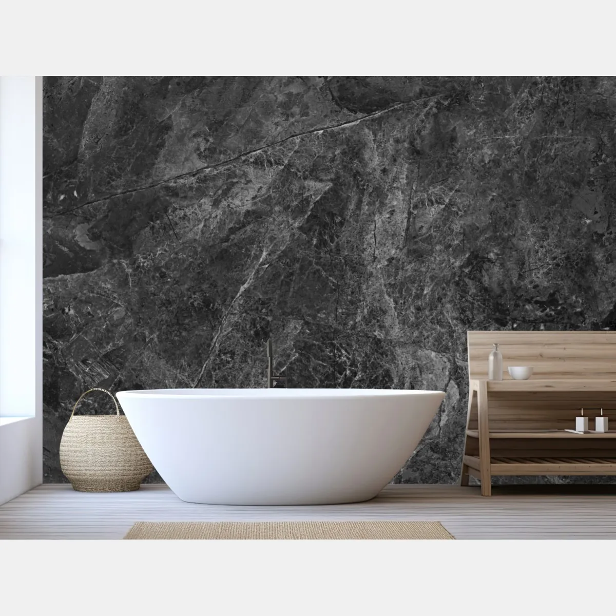 Fototapete dunkle marmortextur – Wallnifity®