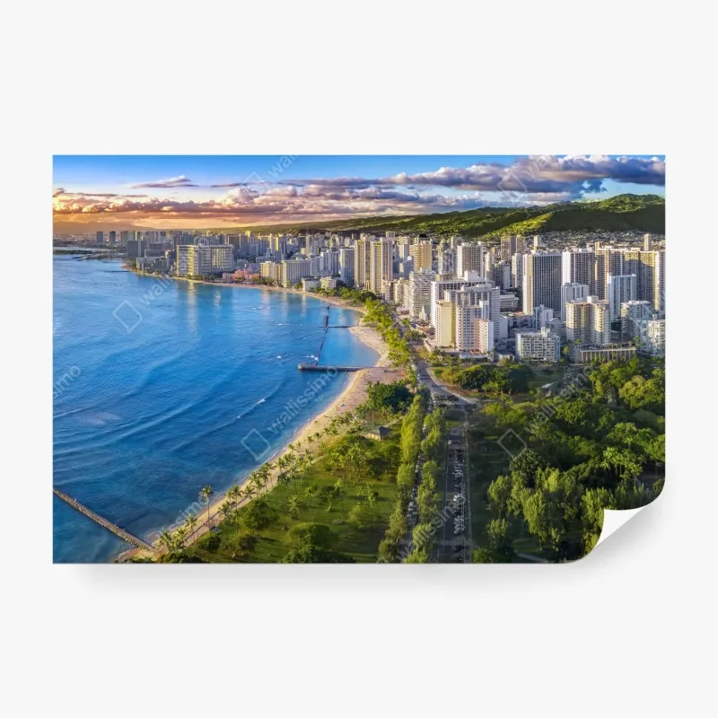 Fototapete tropischer palmenstrand – Wallnifity®