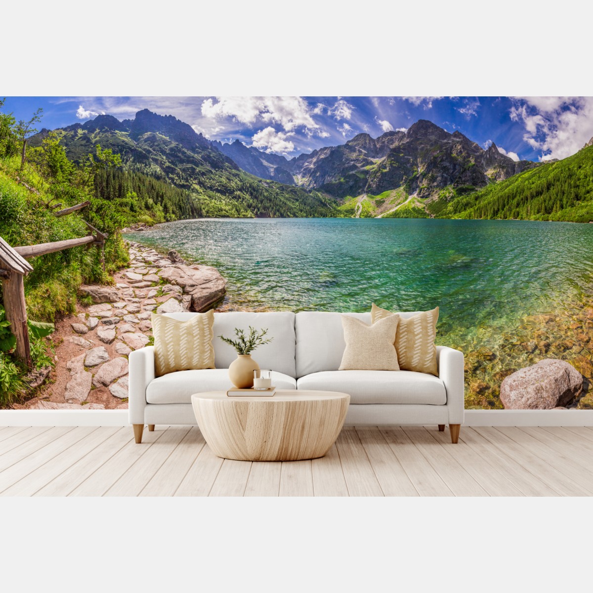 Fototapete panorama Morskie Oko, Tatra – Wallnifity®