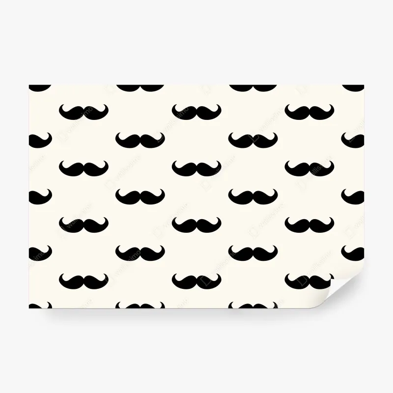 Fototapete zarte lotus-linienzeichnung – Wallnifity®