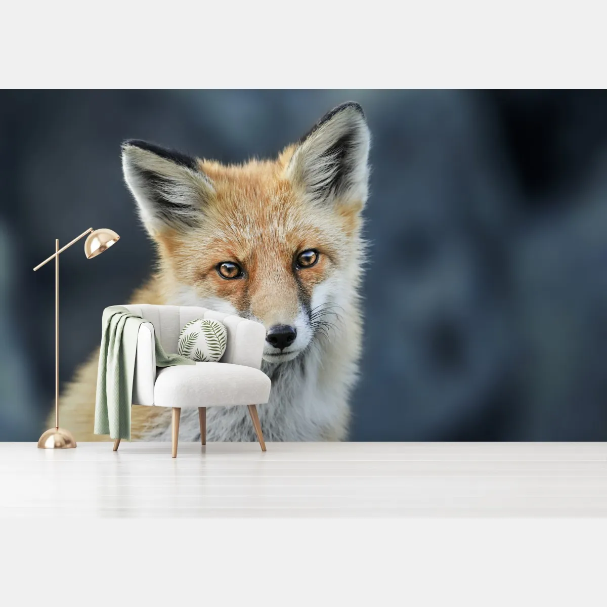 Fototapete rotfuchs nahaufnahme – Wallnifity®
