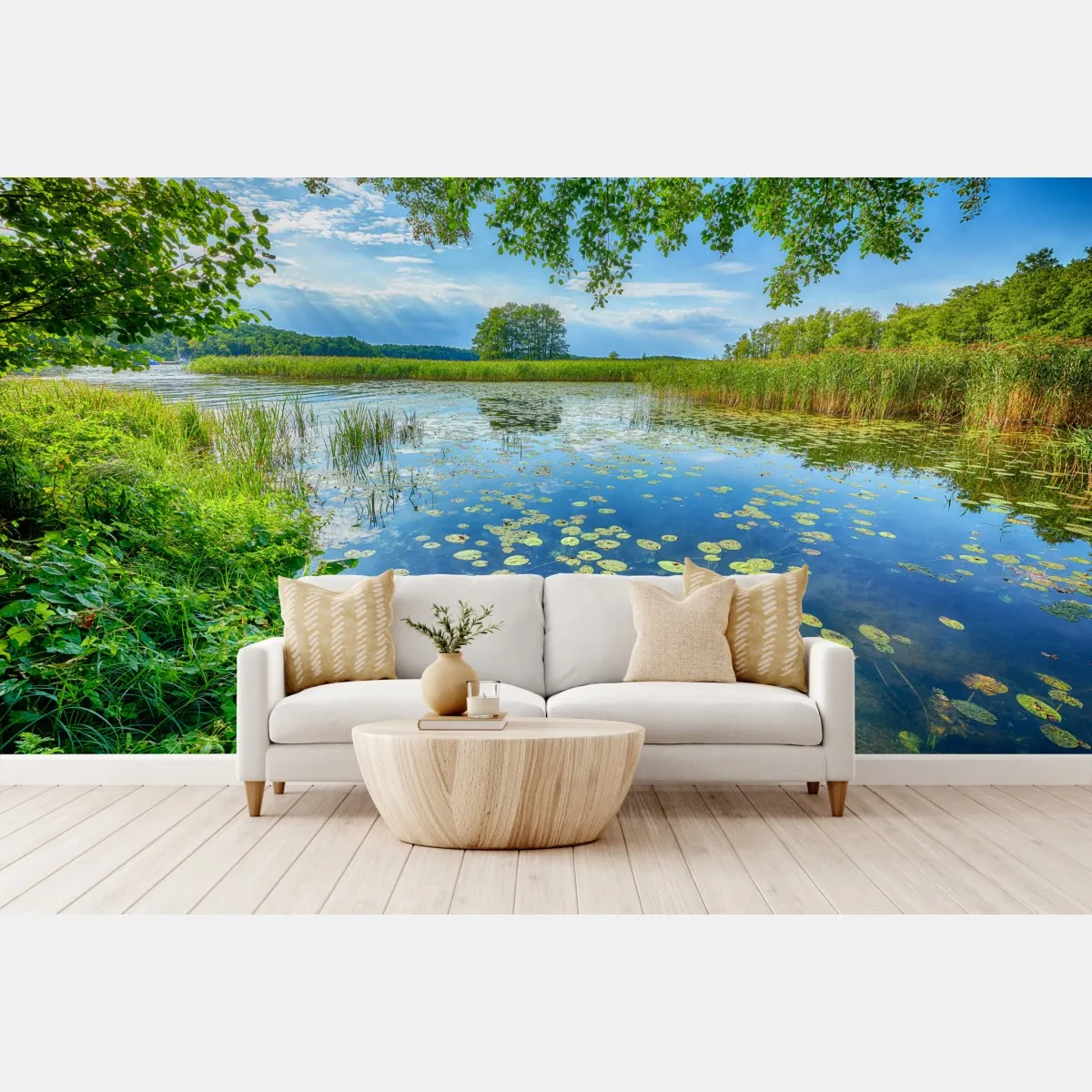 Fototapete sommer am Masurensee – Wallnifity®