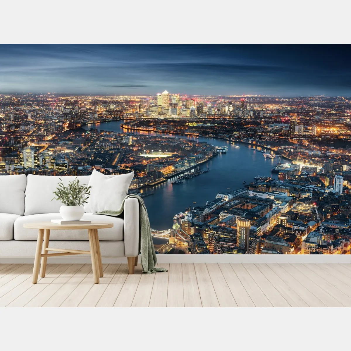 Fototapete nächtliche skyline von London – Wallnifity®