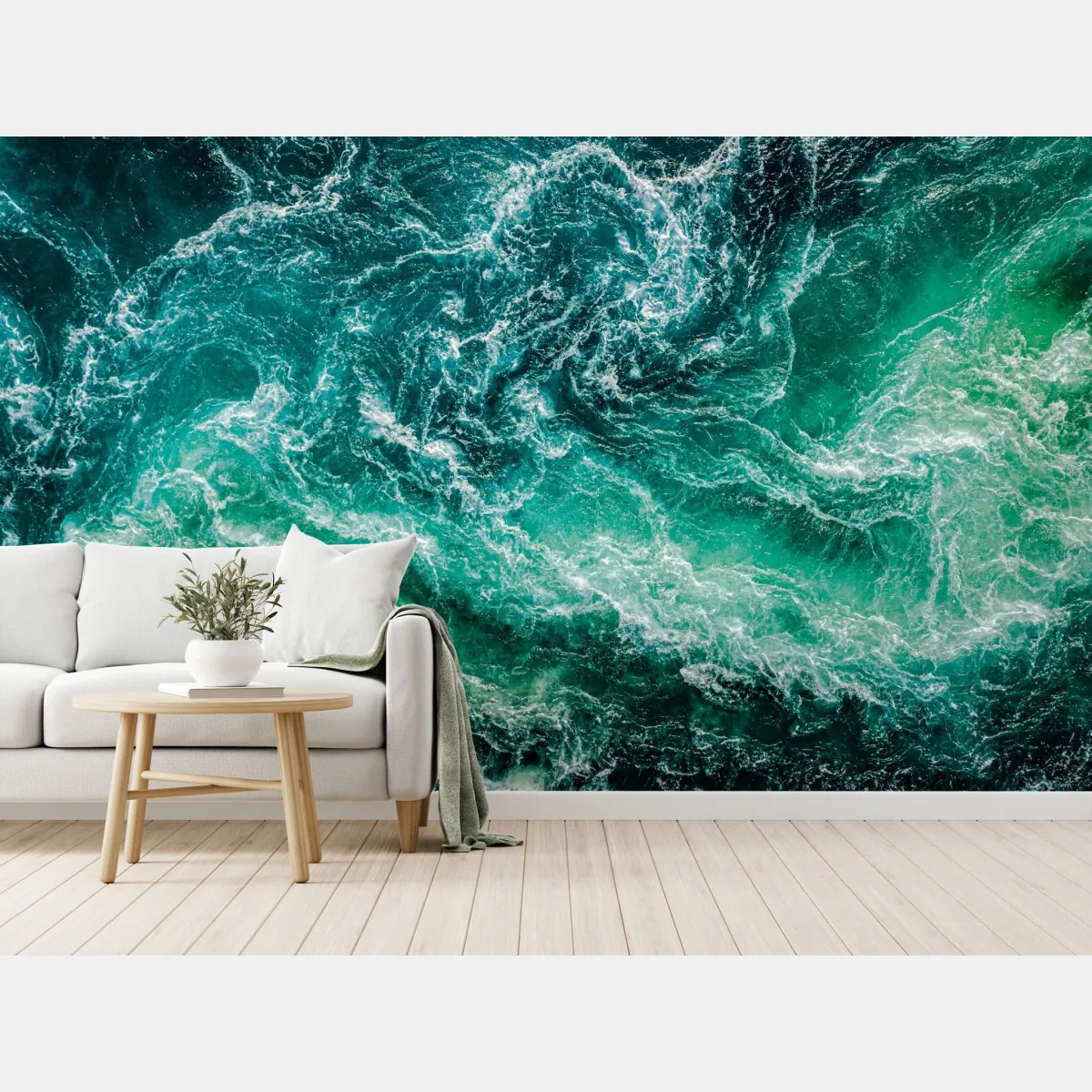 Fototapete maelstrom bei Saltstraumen, Norwegen – Wallnifity®