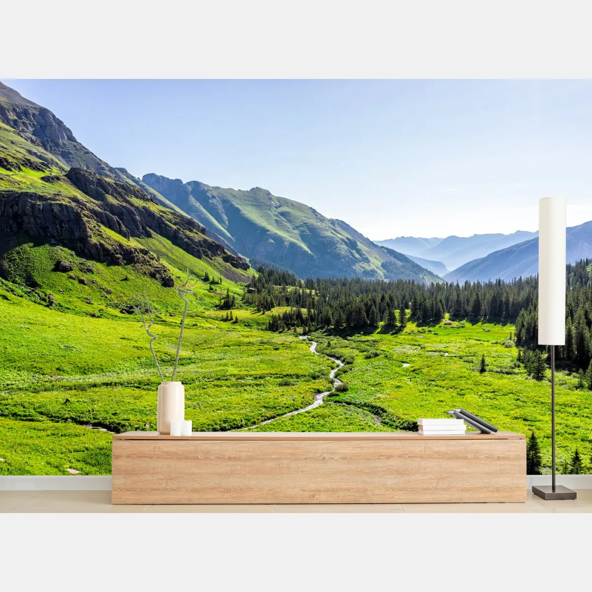 Fototapete ruhiges alpenthal – Wallnifity®