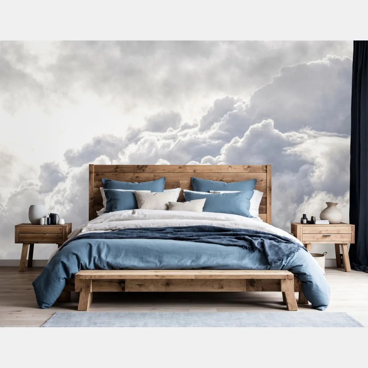 Fototapete ätherische wolkenlandschaft – Wallnifity®