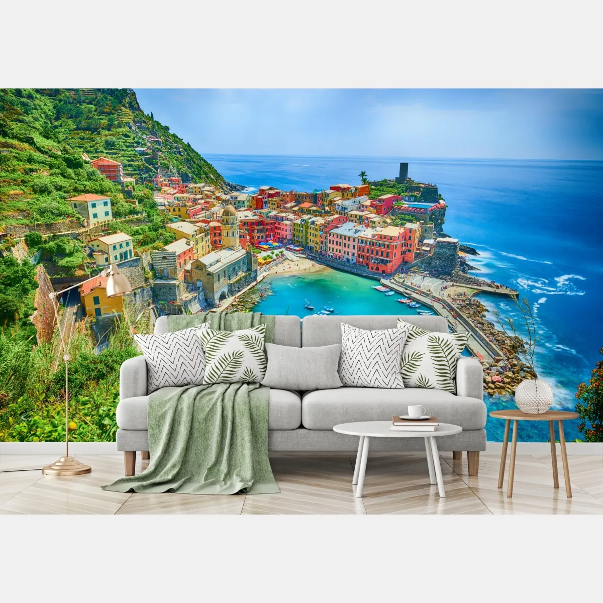 Fototapete Vernazza bunte küstenstadt, Italien – Wallnifity®