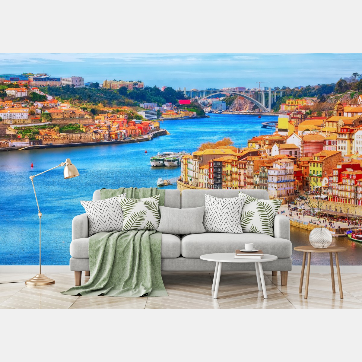 Fototapete Porto uferpanorama – Wallnifity®